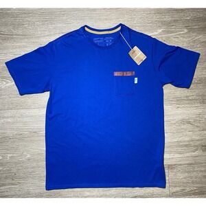 *NWT* Men LARGE Patagonia Endless Blue Water People Gator Organic Pocket T-shirt